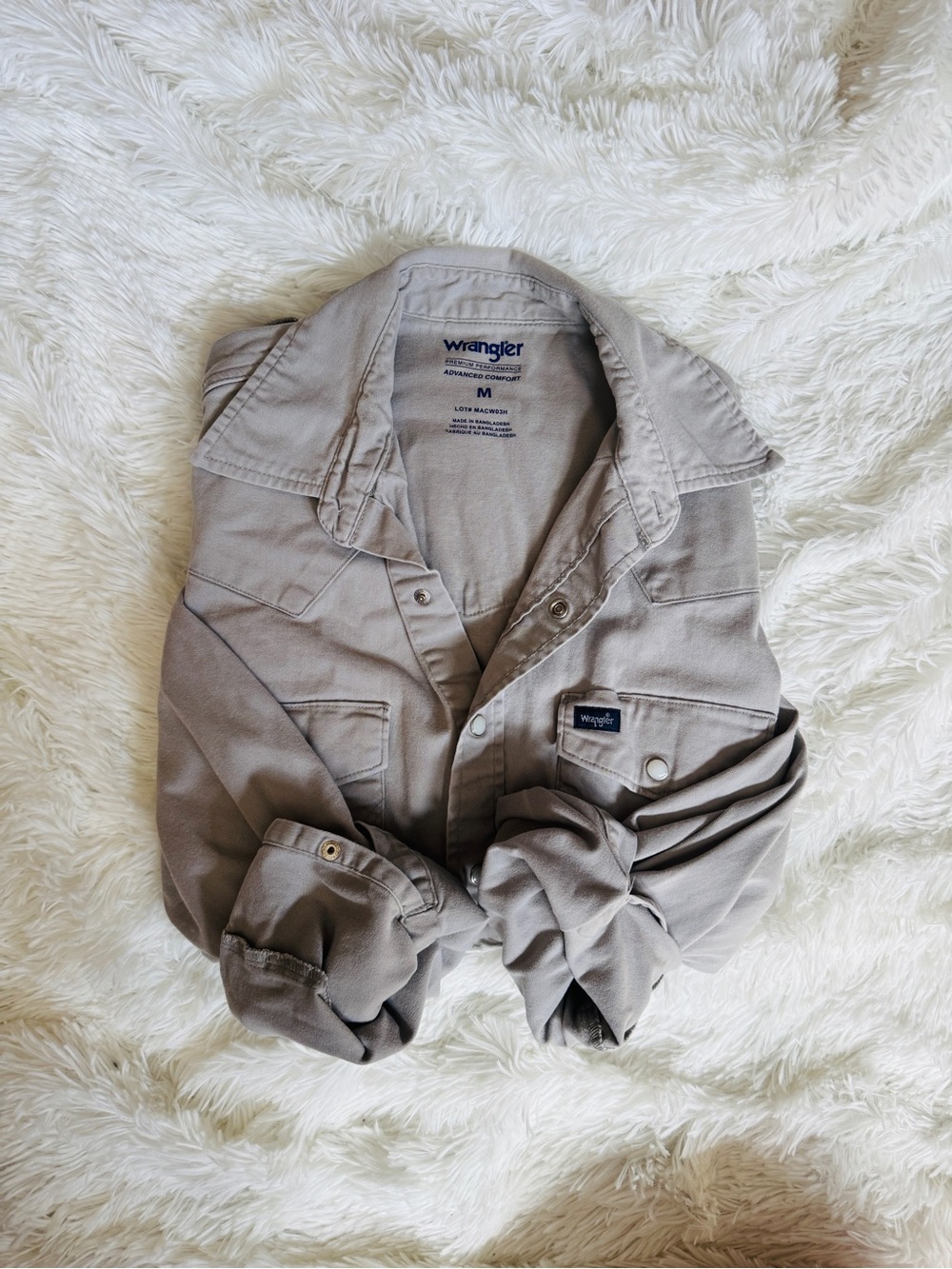 🏔️ Wrangler Snap-Up Shirt